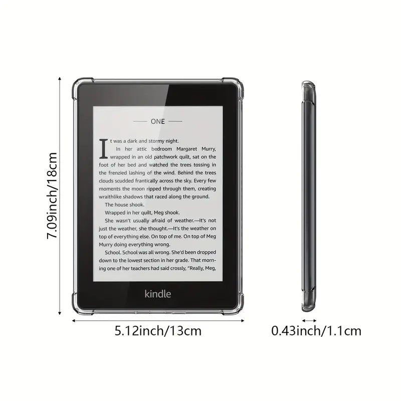 CrystalShield Slim Case for Kindle E-Reader (2022 Release)